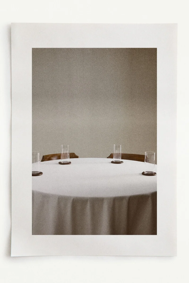 اتش اند ام قاعدة أكواب من الخشب - 4 قطع